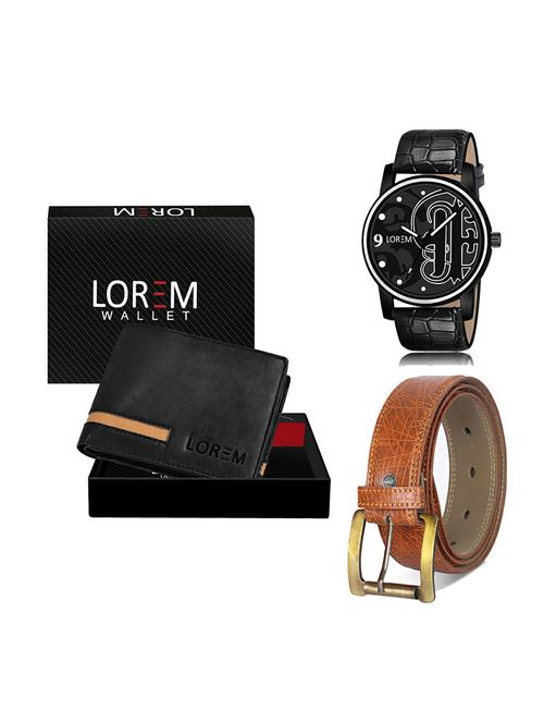 belt, wallet & watch gift combo - 19277217 - Very Small Image - 1