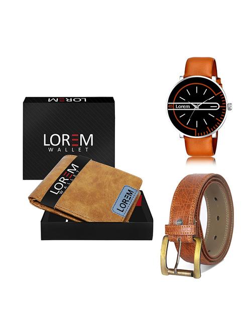 belt, wallet & watch gift combo - 19277231 - Very Small Image - 1