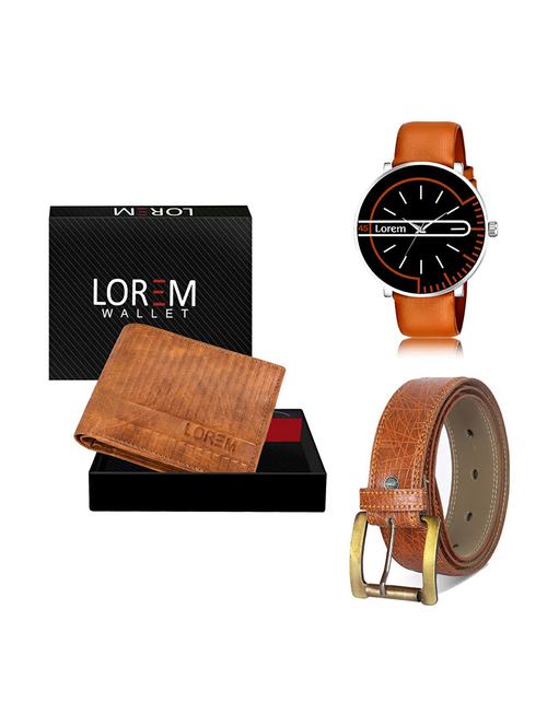 belt, wallet & watch gift combo - 19277249 - Very Small Image - 1