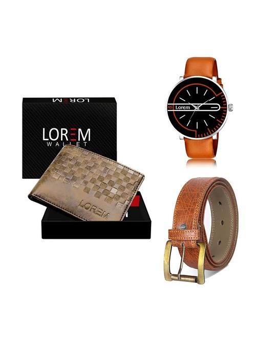 belt, wallet & watch gift combo - 19277256 - Very Small Image - 1