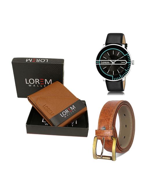 belt, wallet & watch gift combo - 19277267 - Very Small Image - 1