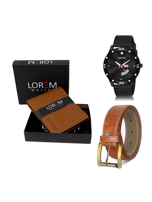 belt, wallet & watch gift combo - 19277313 - Very Small Image - 1