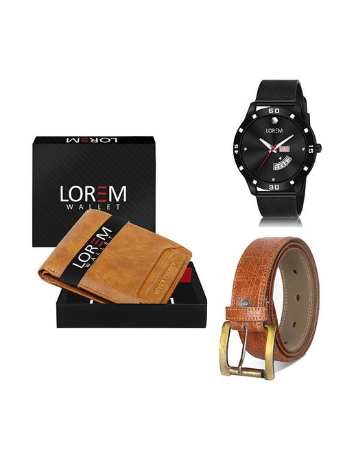 belt, wallet & watch gift combo - 19277316 - Very Small Image - 1