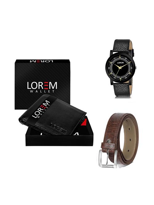 belt, wallet & watch gift combo - 19277481 - Very Small Image - 1
