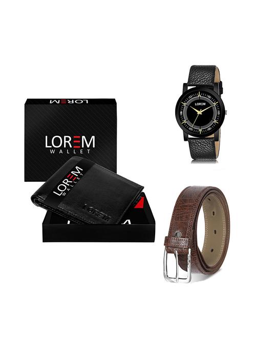 belt, wallet & watch gift combo - 19277484 - Very Small Image - 1
