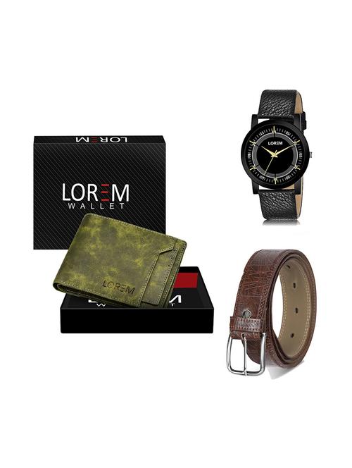 belt, wallet & watch gift combo - 19277489 - Very Small Image - 1