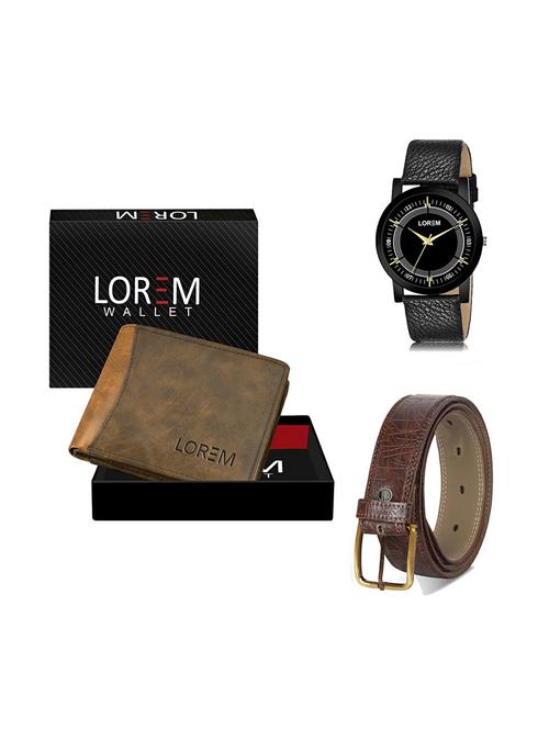 belt, wallet & watch gift combo - 19277548 - Very Small Image - 1