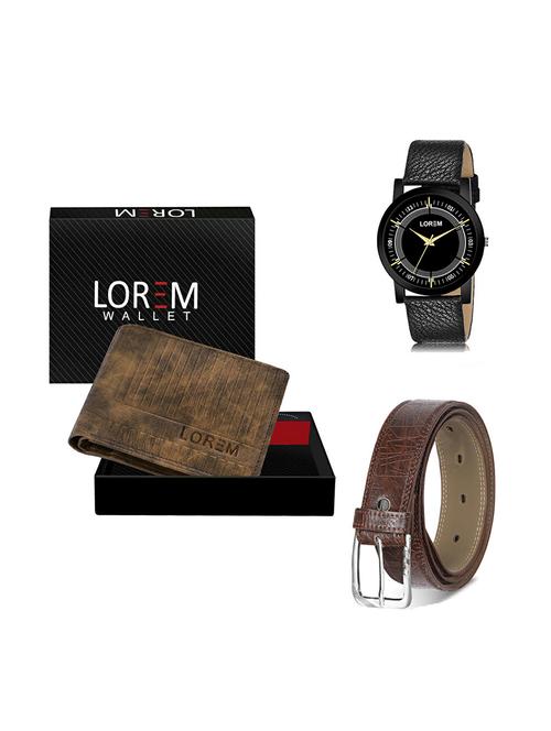 belt, wallet & watch gift combo - 19277562 - Very Small Image - 1