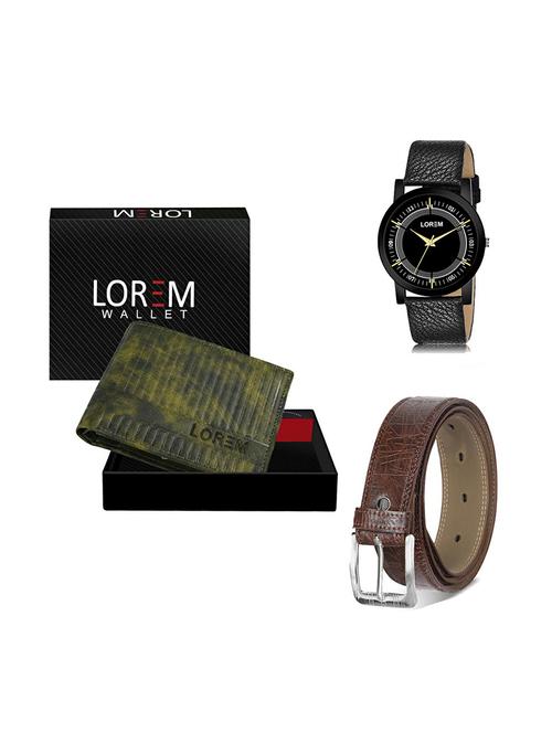 belt, wallet & watch gift combo - 19277575 - Very Small Image - 1