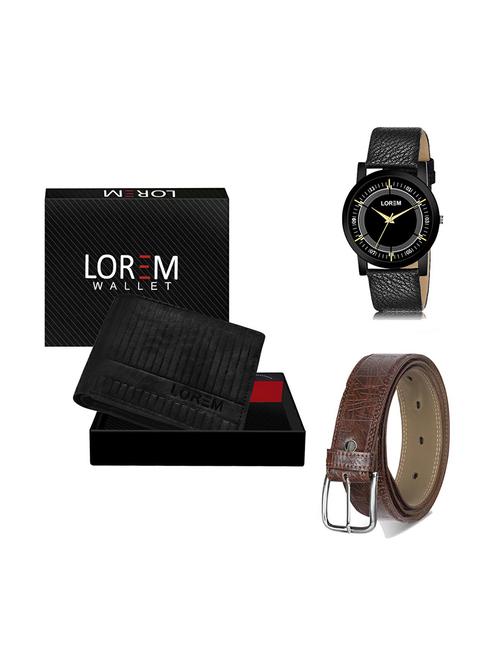 belt, wallet & watch gift combo - 19277579 - Very Small Image - 1