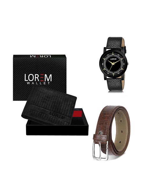 belt, wallet & watch gift combo - 19277580 - Very Small Image - 1