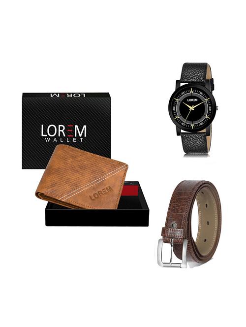 belt, wallet & watch gift combo - 19277589 - Very Small Image - 1
