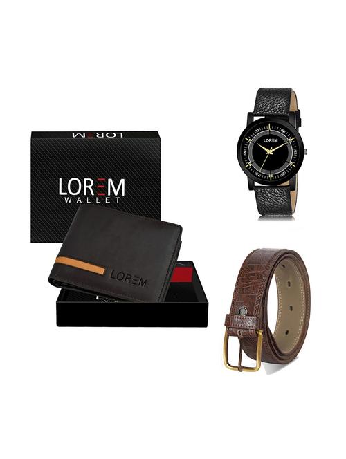 belt, wallet & watch gift combo - 19277650 - Very Small Image - 1