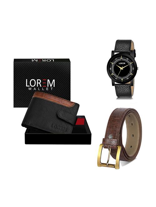 belt, wallet & watch gift combo - 19277660 - Very Small Image - 1
