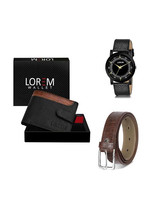 belt, wallet & watch gift combo - 19277664 - Very Small Image - 1