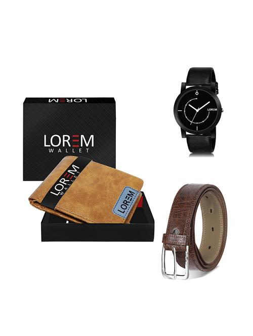belt, wallet & watch gift combo - 19277730 - Very Small Image - 1