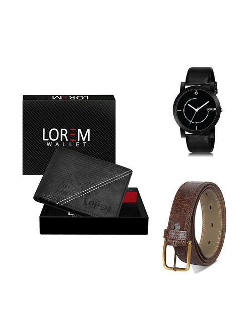 belt, wallet & watch gift combo - 19277872 - Very Small Image - 1