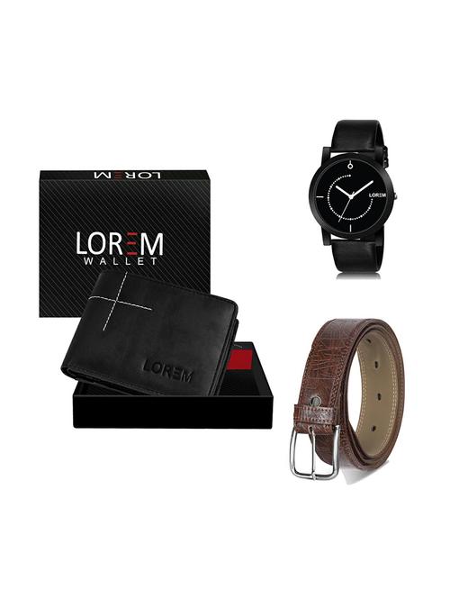 belt, wallet & watch gift combo - 19277903 - Very Small Image - 1