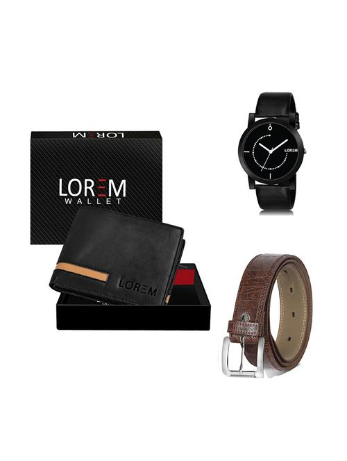 belt, wallet & watch gift combo - 19277913 - Very Small Image - 1