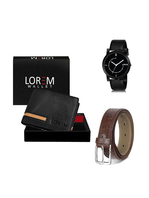 belt, wallet & watch gift combo - 19277916 - Very Small Image - 1