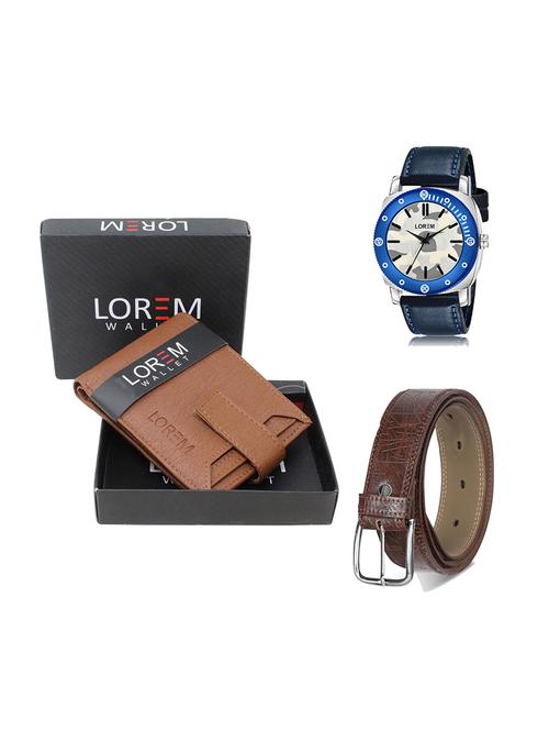 belt, wallet & watch gift combo - 19278533 - Very Small Image - 1