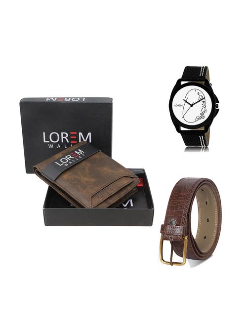 belt, wallet & watch gift combo - 19278772 - Very Small Image - 1