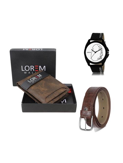 belt, wallet & watch gift combo - 19278773 - Very Small Image - 1