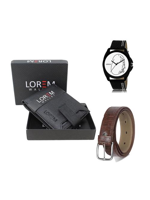 belt, wallet & watch gift combo - 19278791 - Very Small Image - 1