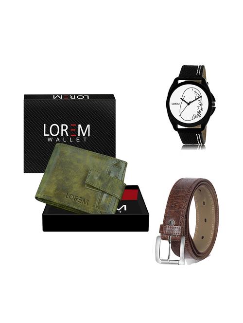 belt, wallet & watch gift combo - 19278873 - Very Small Image - 1