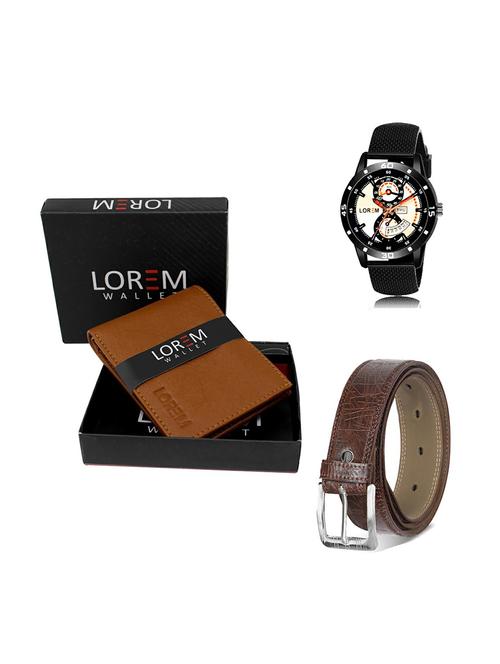 belt, wallet & watch gift combo - 19279033 - Very Small Image - 1