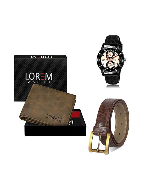 belt, wallet & watch gift combo - 19279160 - Very Small Image - 1