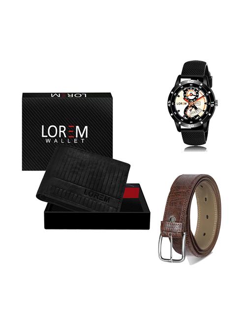 belt, wallet & watch gift combo - 19279199 - Very Small Image - 1