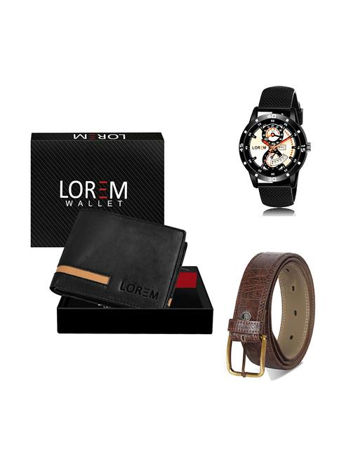 belt, wallet & watch gift combo - 19279264 - Very Small Image - 1