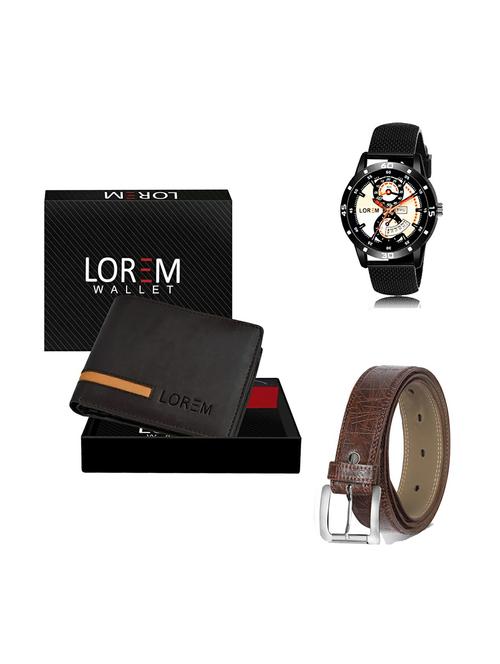 belt, wallet & watch gift combo - 19279269 - Very Small Image - 1