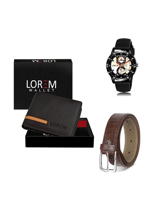 belt, wallet & watch gift combo - 19279272 - Very Small Image - 1