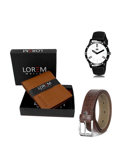 belt, wallet & watch gift combo - 19279303 - Very Small Image - 1