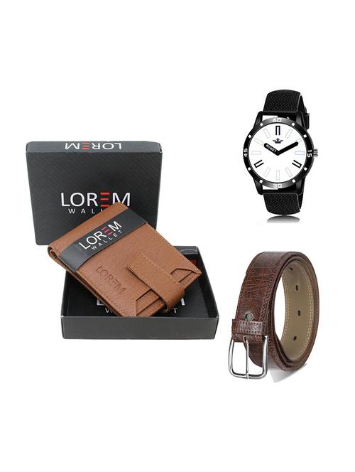 belt, wallet & watch gift combo - 19279343 - Very Small Image - 1