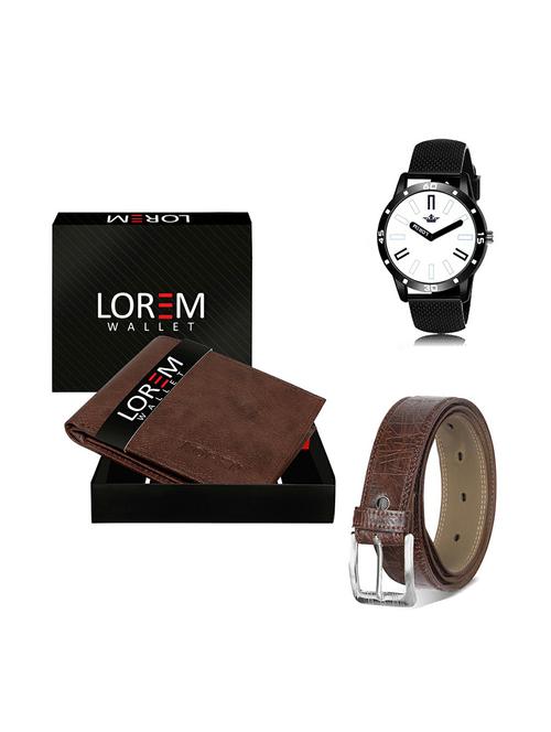 belt, wallet & watch gift combo - 19279357 - Very Small Image - 1