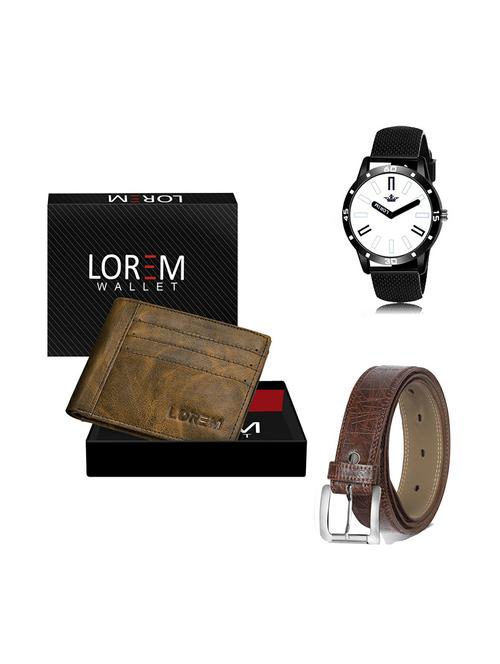 belt, wallet & watch gift combo - 19279395 - Very Small Image - 1