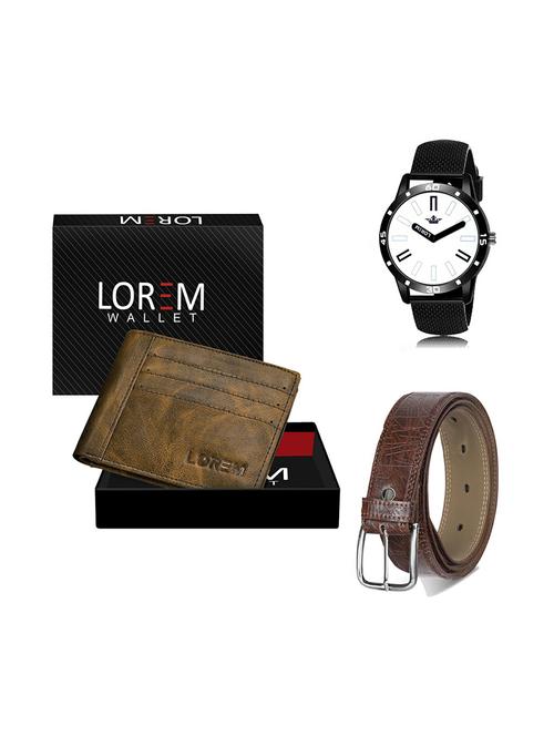 belt, wallet & watch gift combo - 19279397 - Very Small Image - 1