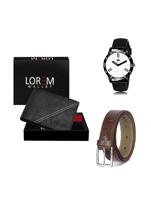 belt, wallet & watch gift combo - 19279494 - Very Small Image - 1