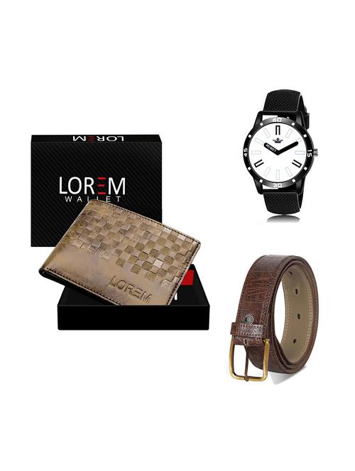 belt, wallet & watch gift combo - 19279498 - Very Small Image - 1