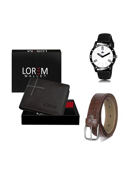 belt, wallet & watch gift combo - 19279529 - Very Small Image - 1