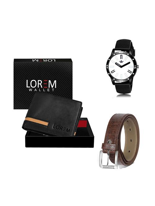 belt, wallet & watch gift combo - 19279533 - Very Small Image - 1