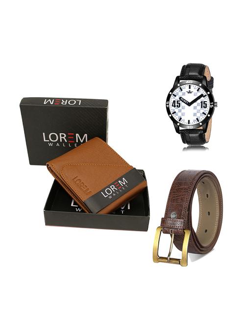 belt, wallet & watch gift combo - 19279582 - Very Small Image - 1