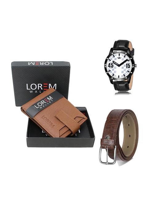 belt, wallet & watch gift combo - 19279633 - Very Small Image - 1