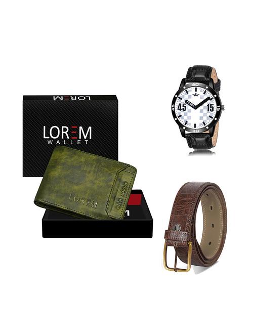 belt, wallet & watch gift combo - 19279734 - Very Small Image - 1