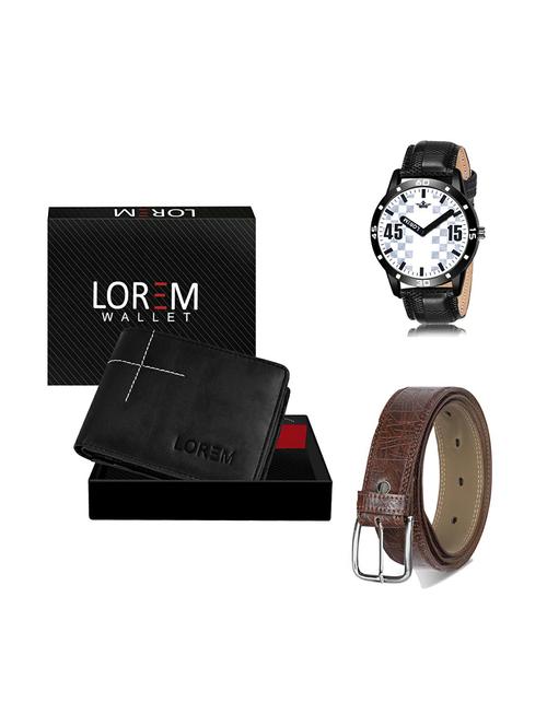 belt, wallet & watch gift combo - 19279813 - Very Small Image - 1