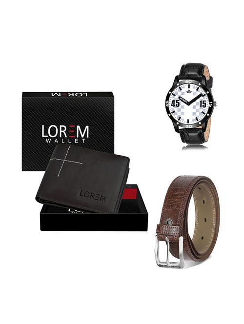 belt, wallet & watch gift combo - 19279821 - Very Small Image - 1