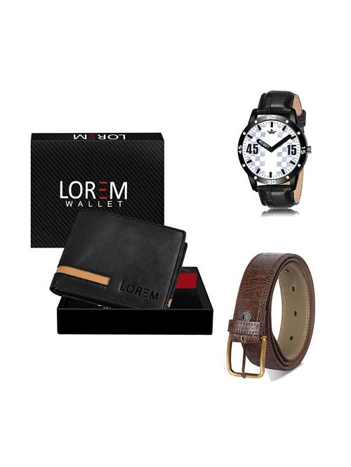belt, wallet & watch gift combo - 19279824 - Very Small Image - 1